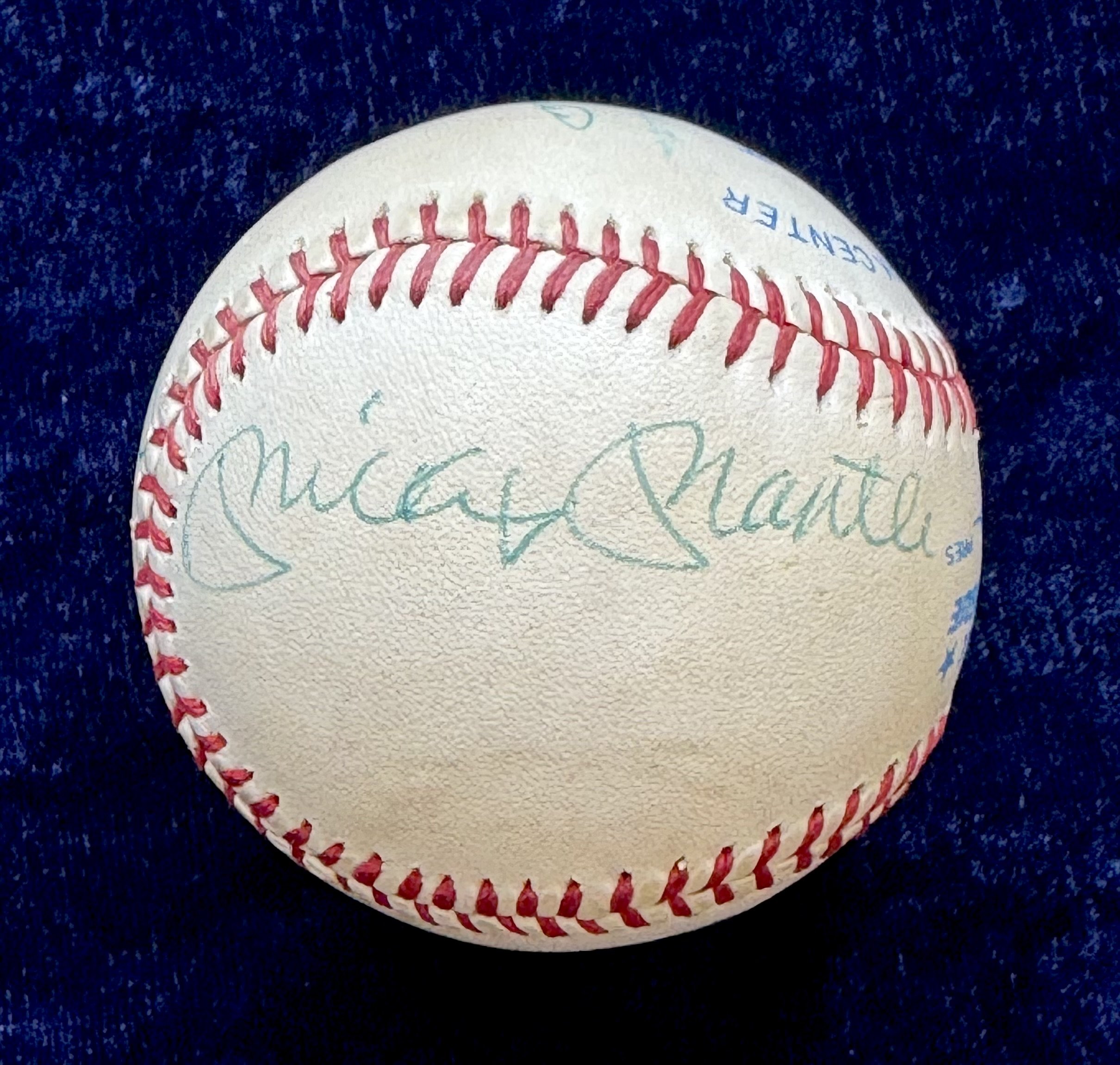 Mickey Mantle, Roger Maris. Signed Official American League